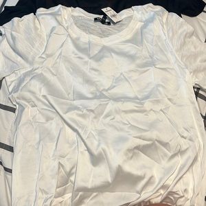 Satin front T-shirt from Express. NWT